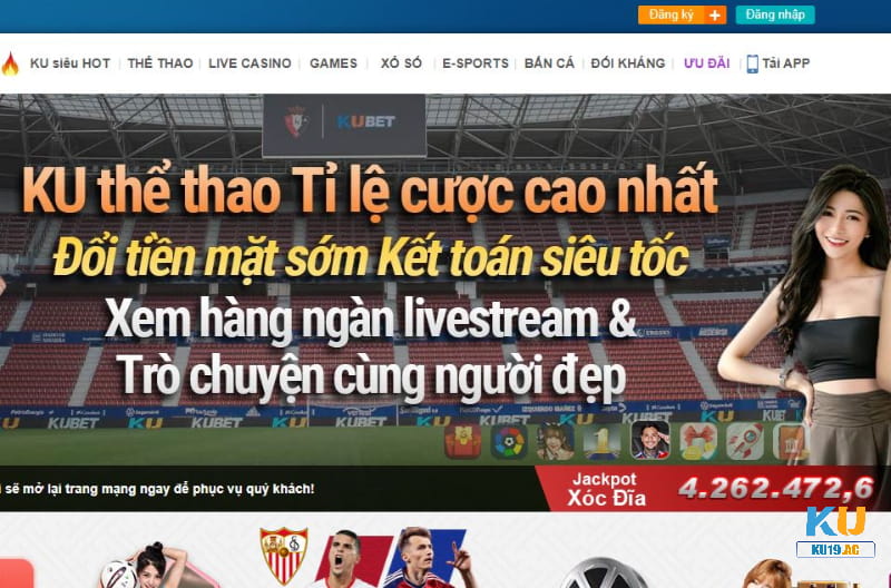 KU19 sẽ có thông báo khi bảo trì