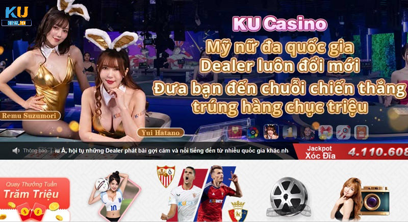 Kho game nhà cái Ku Casino hấp dẫn với đa dạng trò chơi