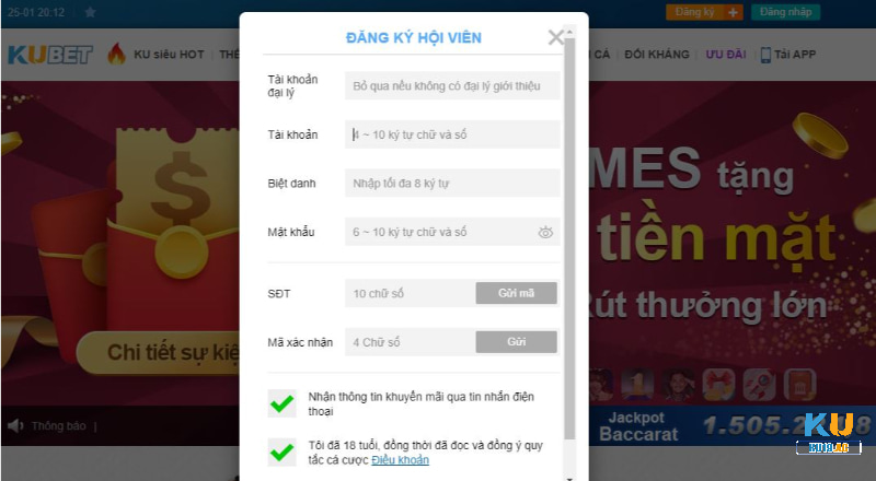 Đăng ký tham gia KU19 chính thức