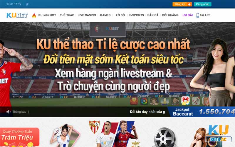 Vào nhà cái Kubet cực nhanh không bị chặn cùng Ku19 và Ku11
